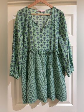 Ro’s Garden Blockprint Mini Dress‎